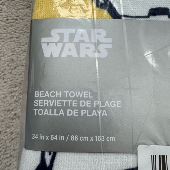 Star Wars Disney Beach Towel 34 x 64” - Picture 3 of 4